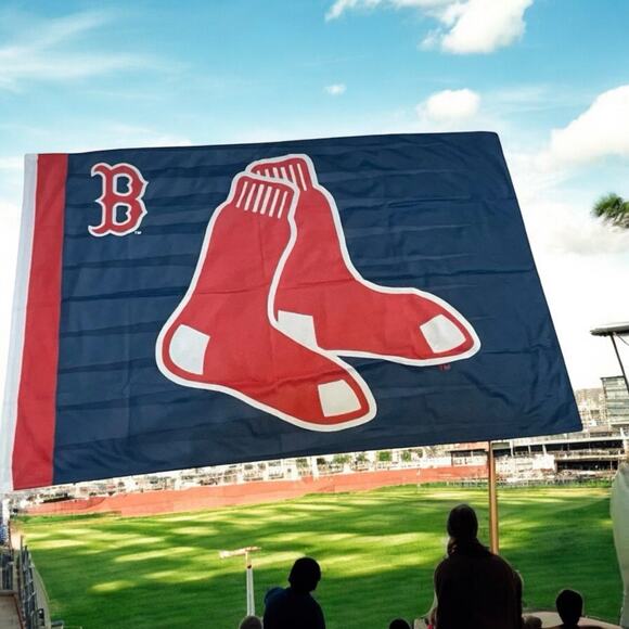 Boston Red Sox Flag Garden MLB Outdoor Fenway Baseball Good Stuff 28" x 43" - Picture 1 of 14